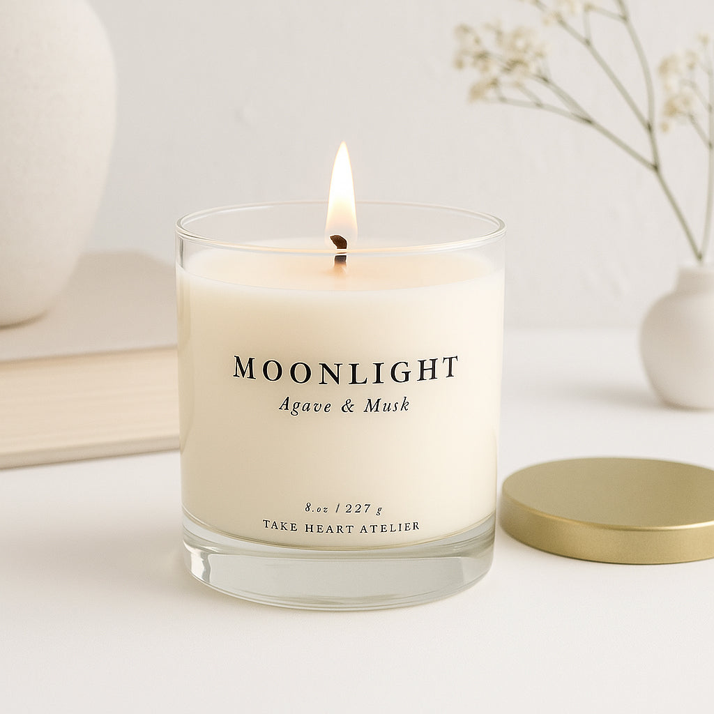 Moonlight Dark Musk + Agave Candle