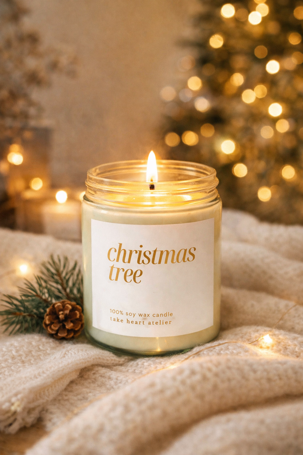 Christmas Tree Candle