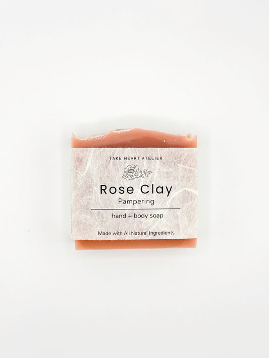Rose Clay Pampering Hand + Body Soap