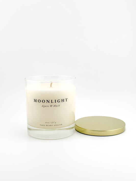 Moonlight Dark Musk + Agave Candle