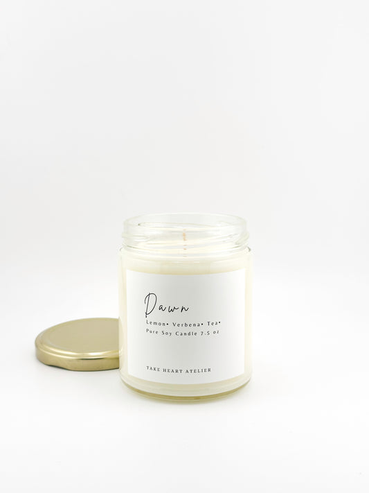 Dawn Lemon Verbena + White Tea Ginger Candle