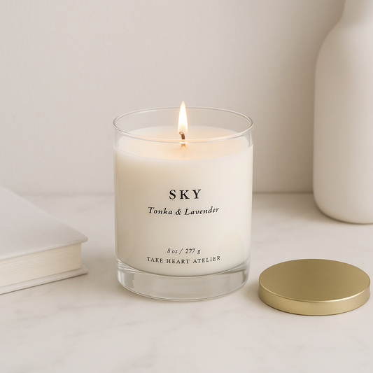 Sky Lavender + Tonka Candle